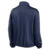 Houston Astros Nike Women's Rewind Splice Half-Zip Semi-Cropped Bubble Hem Sweatshirt - Navy - Detail View