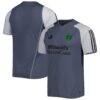 Austin FC adidas 2023 On-Field Training Jersey - Gray - Front View
