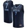 Santi Aldama Memphis Grizzlies Fashion7 Fast Break Replica Jersey - Navy - Front View