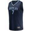 Santi Aldama Memphis Grizzlies Fashion7 Fast Break Replica Jersey - Navy - Side View