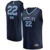 Desmond Bane Memphis Grizzlies Fashion7 Fast Break Replica Jersey - Navy - Front View