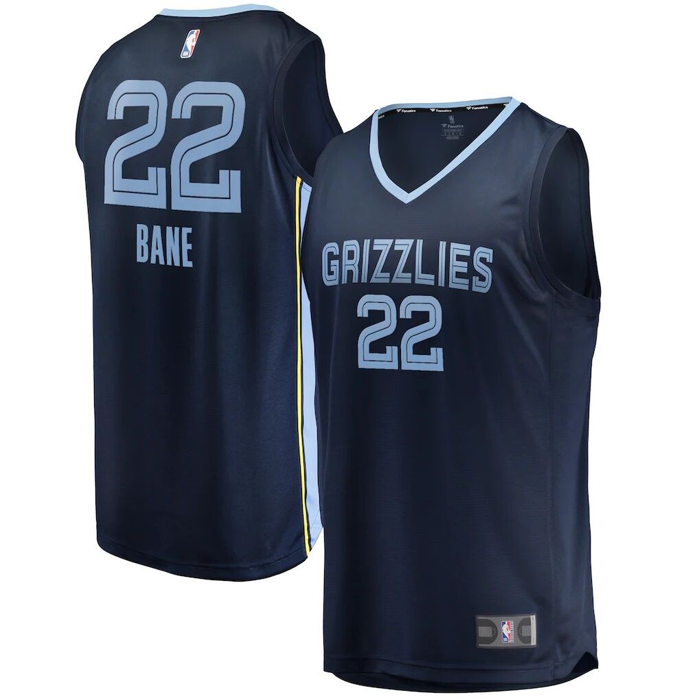 Desmond Bane Memphis Grizzlies Fashion7 Fast Break Replica Jersey - Icon Edition
