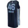 John Konchar Memphis Grizzlies Fashion7 Fast Break Replica Jersey - Navy - Detail View