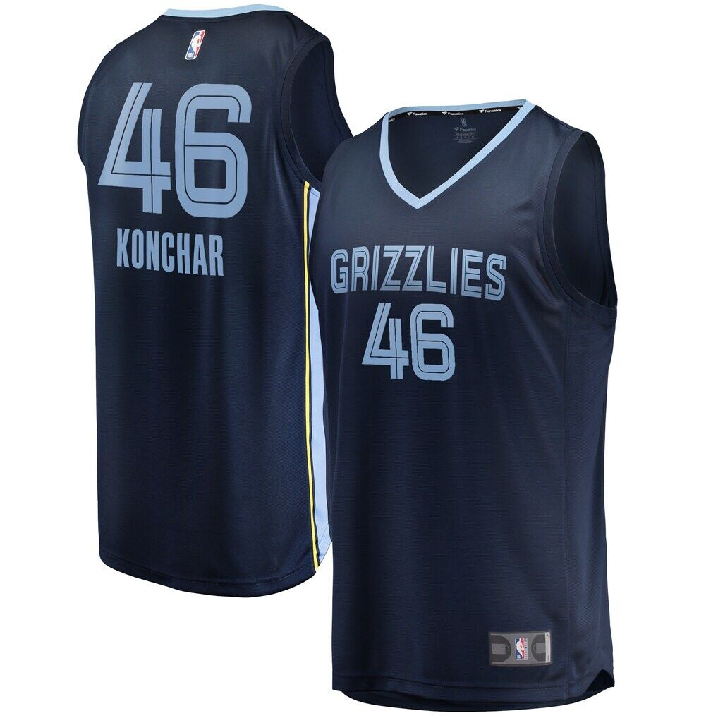 John Konchar Memphis Grizzlies Fashion7 Fast Break Replica Jersey - Icon Edition