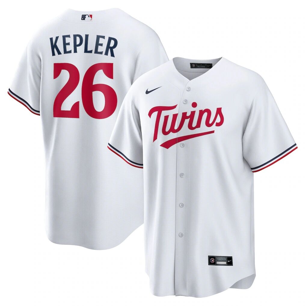 Max Kepler Minnesota Twins Nike Home Replica Player Logo Jersey