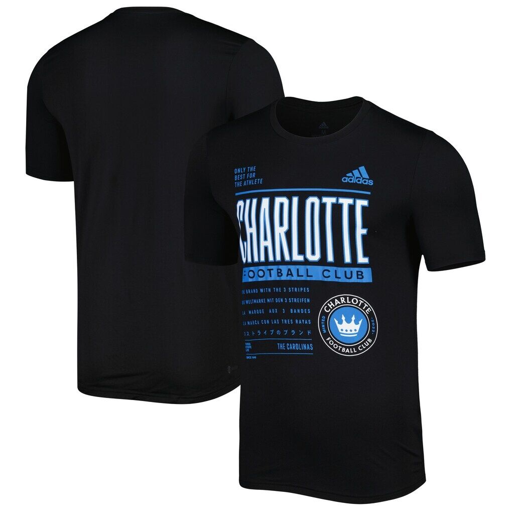 Charlotte FC adidas Club DNA Performance T-Shirt