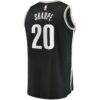 Day'Ron Sharpe Brooklyn Nets Fashion7 Fast Break Replica Jersey - Black - Detail View