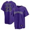 Kris Bryant Colorado Rockies Nike Alternate Replica Player Jersey - Purple - Front View