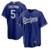 Freddie Freeman Los Angeles Dodgers Nike Alternate 2 Replica Jersey - - Front View
