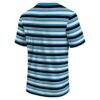 Charlotte FC Fashion7 Shot Clock Stripe T-Shirt - Blue - Detail View