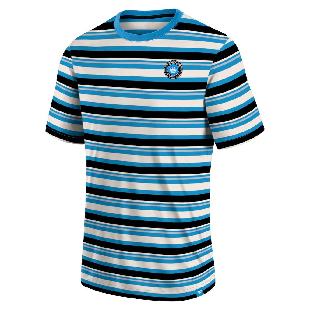 Charlotte FC Fashion7 Shot Clock Stripe T-Shirt