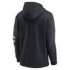 San Francisco Giants Nike Rewind Lefty Pullover Hoodie - Black - Detail View