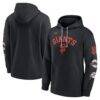 San Francisco Giants Nike Rewind Lefty Pullover Hoodie - Black - Front View