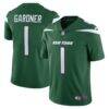Ahmad Sauce Gardner New York Jets Nike Men's Vapor Limited Jersey - Green - Front View