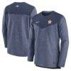 Houston Astros Nike Authentic Collection Game Time Performance Half-Zip Top - Navy - Front View