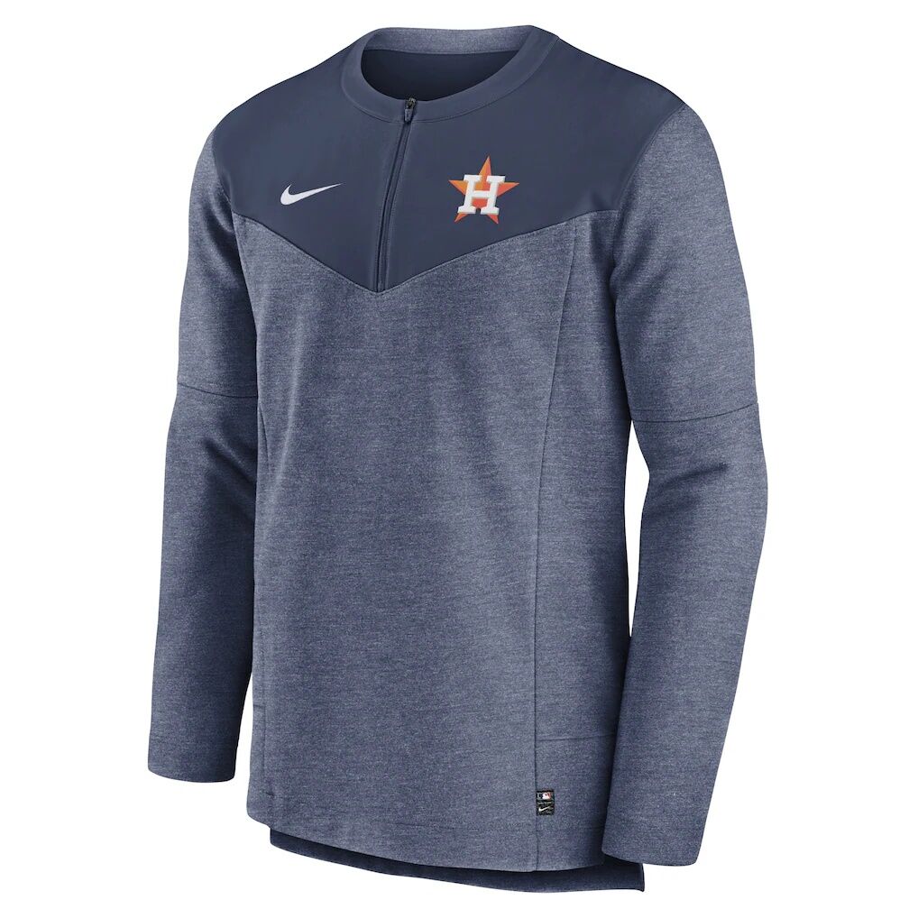 Houston Astros Nike Authentic Collection Game Time Performance Half-Zip Top