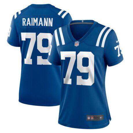 Bernhard Raimann Indianapolis Colts Nike Women's Player Game Jersey - - Front View