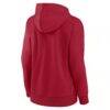 Montreal Canadiens Fashion7 Women's Primary Logo Fleece Pullover Hoodie - Red - Detail View