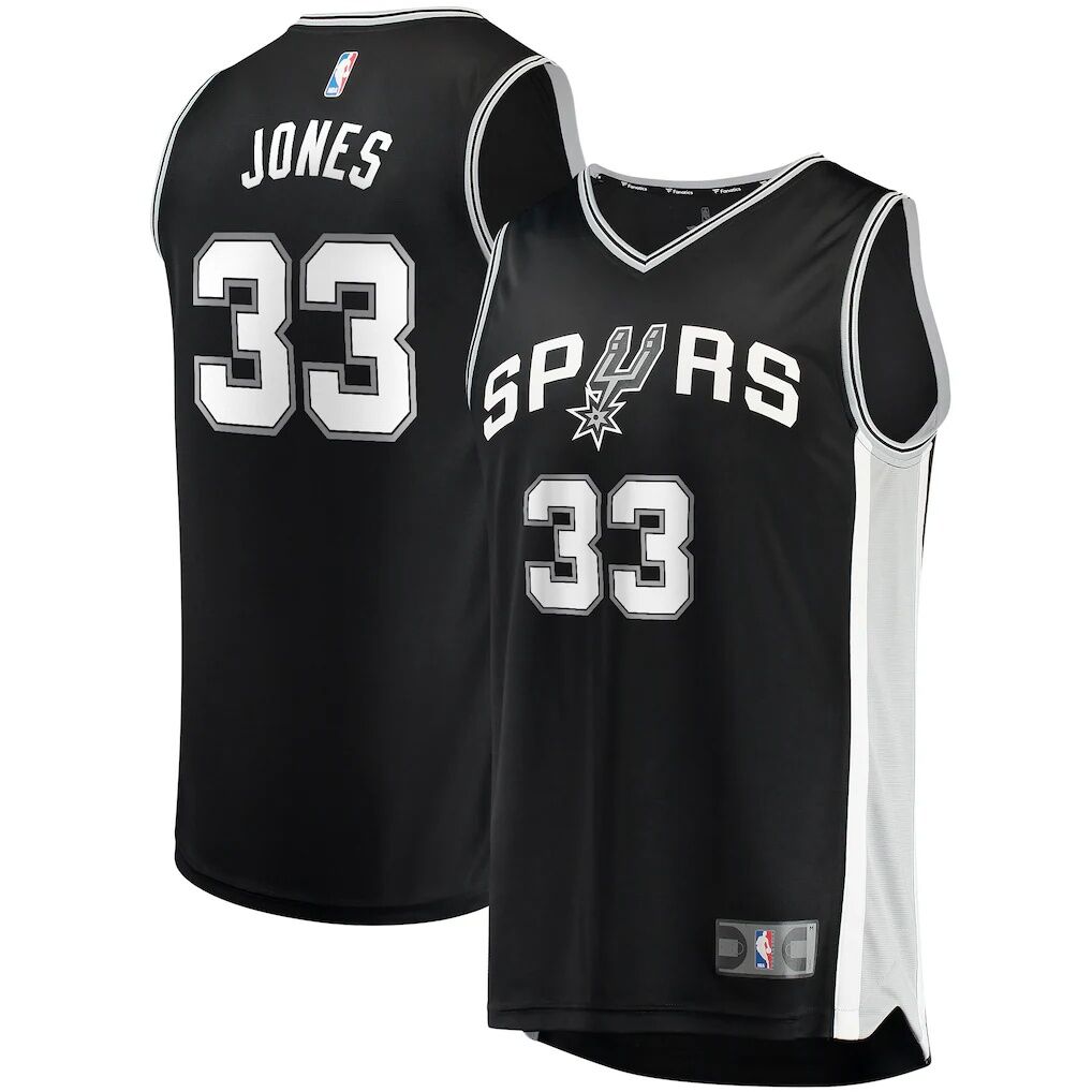 Tre Jones San Antonio Spurs Fashion7 Fast Break Replica Jersey - Icon Edition
