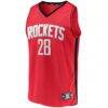 Alperen Sengun Houston Rockets Fashion7 Fast Break Replica Jersey - Red - Back View