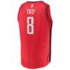 Jae'Sean Tate Houston Rockets Fashion7 Fast Break Replica Jersey - Red - Detail View