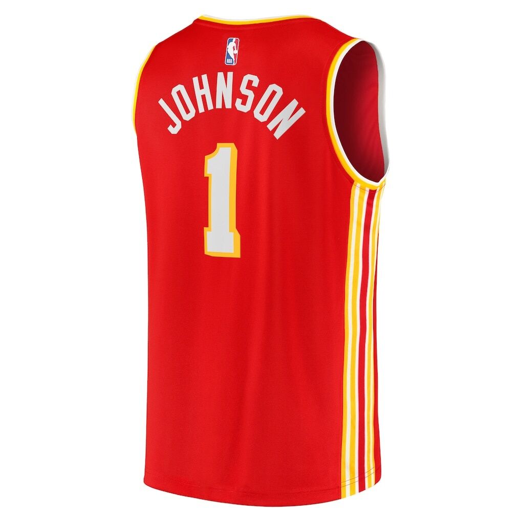 Jalen Johnson Atlanta Hawks Fashion7 Fast Break Replica Jersey - Icon Edition
