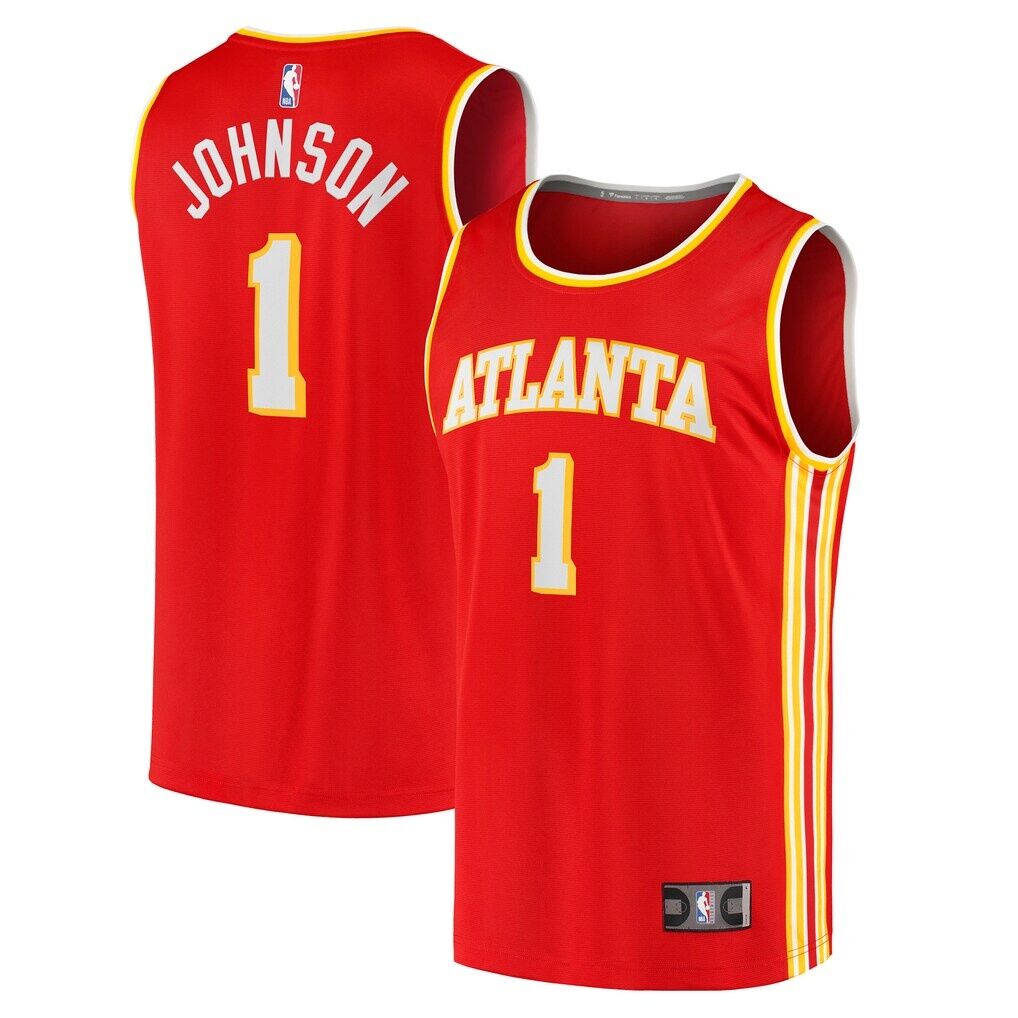 Jalen Johnson Atlanta Hawks Fashion7 Fast Break Replica Jersey - Icon Edition