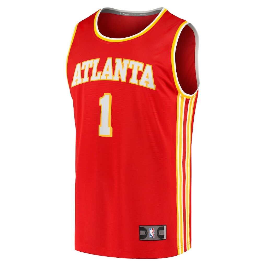 Jalen Johnson Atlanta Hawks Fashion7 Fast Break Replica Jersey - Icon Edition