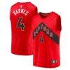 Scottie Barnes Toronto Raptors Fashion7 Fast Break Replica Jersey - Red - Front View