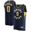 Tyrese Haliburton Indiana Pacers Fashion7 Youth 2021/22 Fast Break Replica Jersey - Navy - Front View