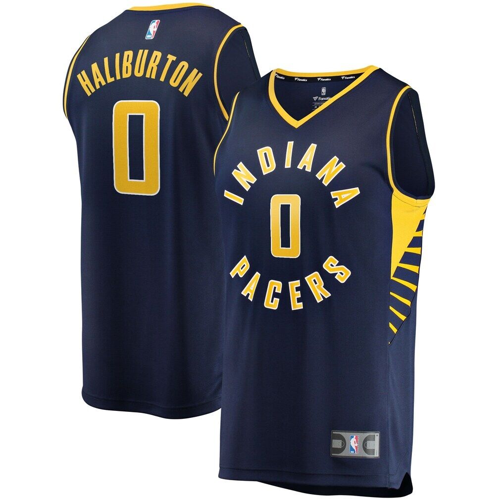 Tyrese Haliburton Indiana Pacers Fashion7 Youth 2021/22 Fast Break Replica Jersey - Icon Edition
