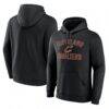 Black Victory Arch Pullover Hoodie - Black - Front View