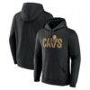 Cleveland Cavaliers Wordmark Alternate Pullover Hoodie - Black - Front View