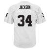 Bo Jackson Las Vegas Raiders Mitchell & Ness Youth 1988 Retired Player Legacy Jersey - White - Detail View