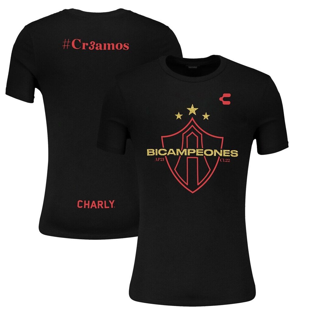 Club Atlas Charly 2-Time Liga MX Champions T-Shirt