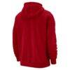 Philadelphia 76ers Nike Courtside Versus Stitch Split Pullover Hoodie - Red - Side View