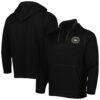 Charlotte FC Baja Fleece V-Neck Pullover Hoodie - Black - Front View