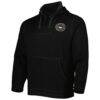 Charlotte FC Baja Fleece V-Neck Pullover Hoodie - Black - Side View