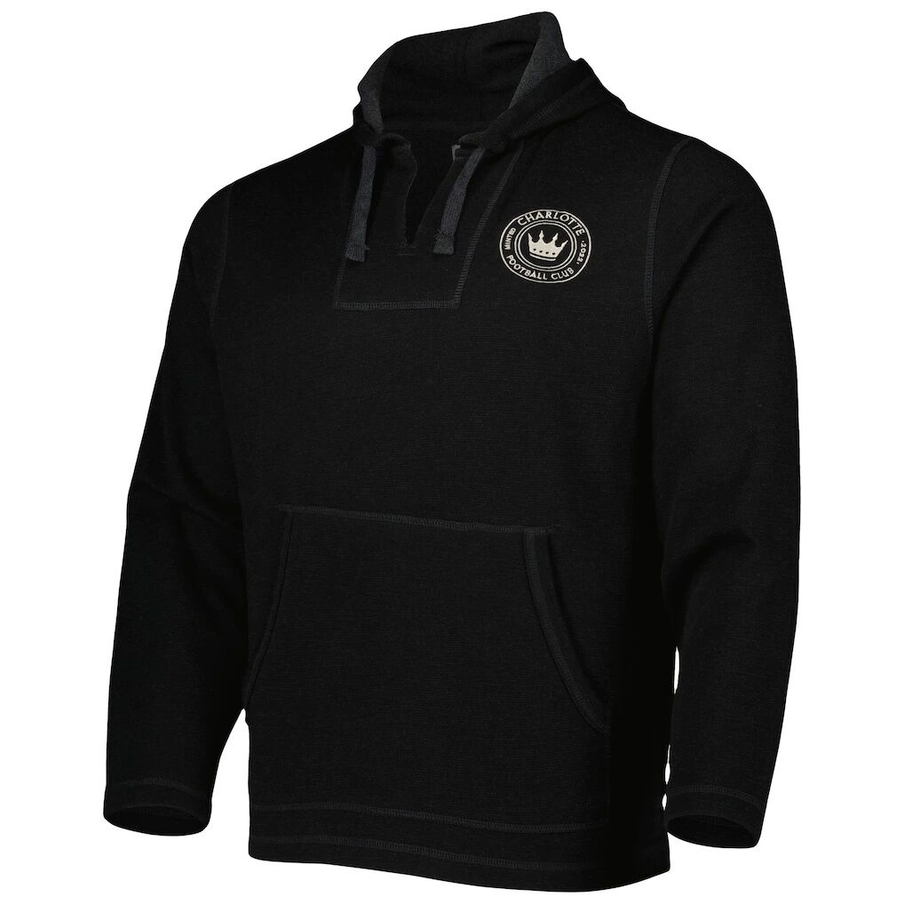 Charlotte FC Baja Fleece V-Neck Pullover Hoodie