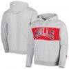 Chicago Bulls Fashion7 Wordmark French Terry Pullover Hoodie - - Front View