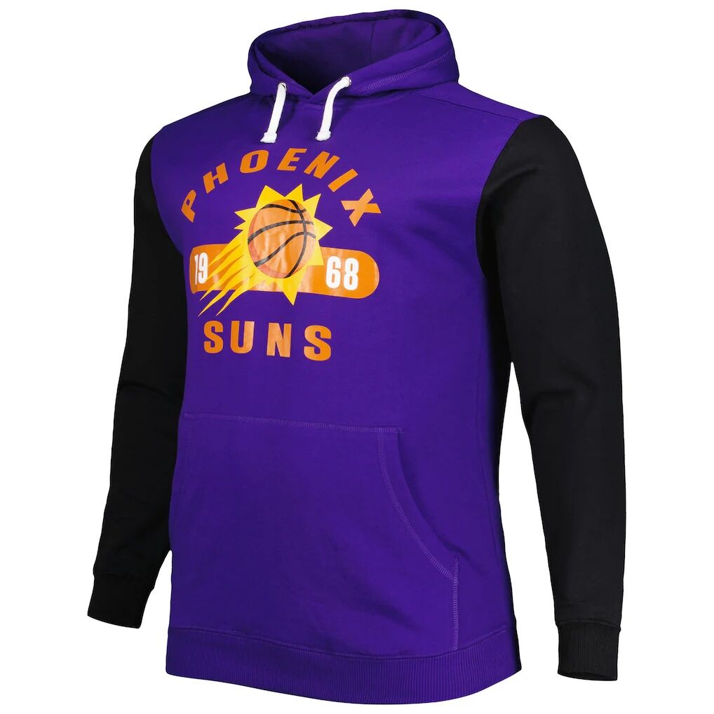 Phoenix Suns Fashion7 Big & Tall Bold Attack Pullover Hoodie - Purple/Black
