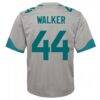 Travon Walker Jacksonville Jaguars Nike Youth Inverted Game Jersey - Silver - Detail View