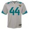 Travon Walker Jacksonville Jaguars Nike Youth Inverted Game Jersey - Silver - Side View