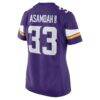 Brian Asamoah Minnesota Vikings Nike Women's Player Game Jersey - Purple - Detail View