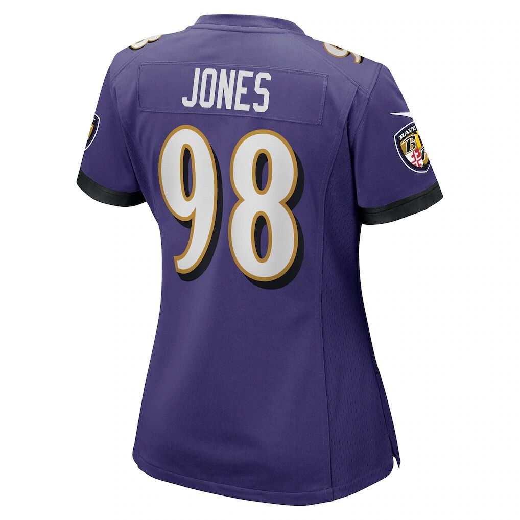 Travis Jones Baltimore Ravens Nike Women's Player Game Jersey
