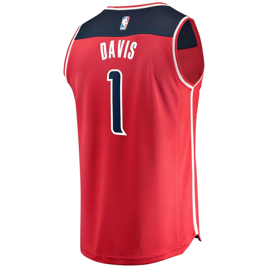 Johnny Davis Washington Wizards Fashion7 Youth Fast Break Replica Jersey - Icon Edition