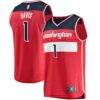Johnny Davis Washington Wizards Fashion7 Youth Fast Break Replica Jersey - Red - Front View