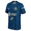 Club America Nike 2022/23 Away Replica Jersey - Blue - Side View