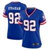 Michael Strahan New York Giants Nike Women's Classic Retired Player Game Jersey - - Front View