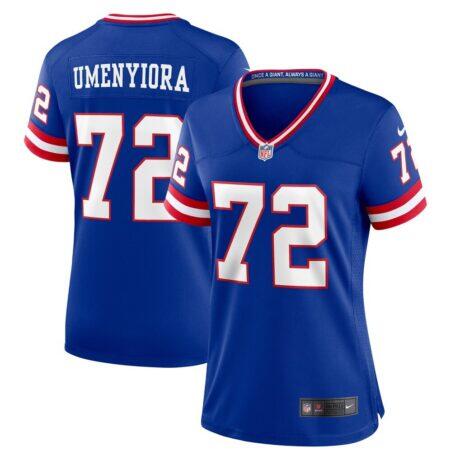 Osi Umenyiora New York Giants Nike Women's Classic Retired Player Game Jersey - - Front View